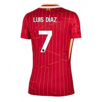 Liverpool Luis Diaz #7 Domáci Ženy futbalový dres 2024-25 Krátky Rukáv